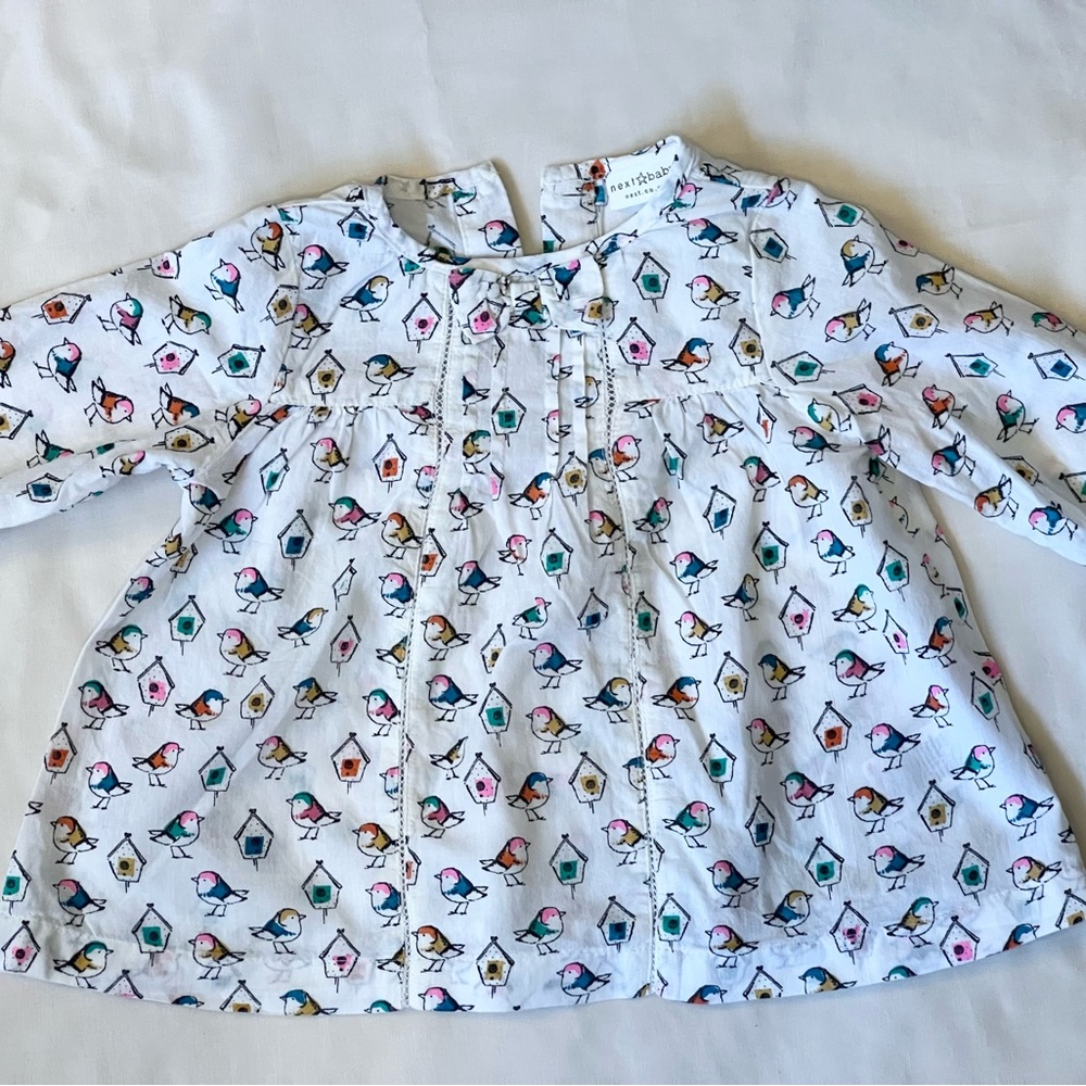Precious spring baby girl blouse! 3-6 MO